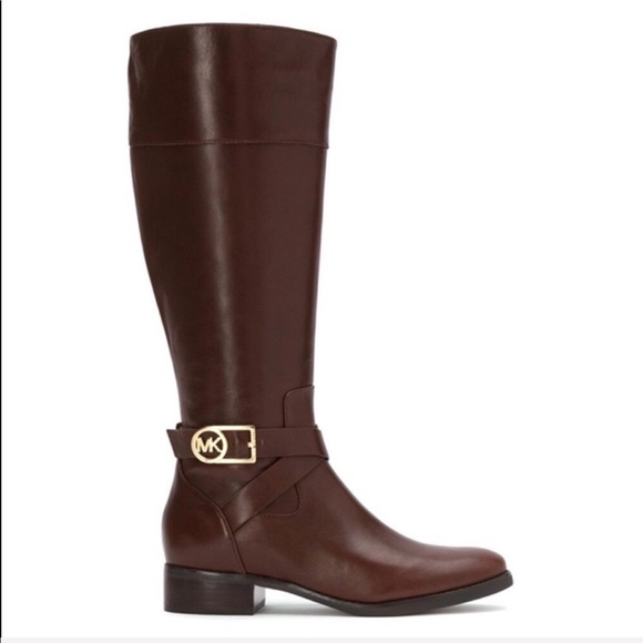 Michael Kors Shoes - Michael Kors Bryce Riding Boot-Chocolate Brown Michael Kors Shoes - Michael Kors Bryce Riding Boot-Chocolate Brown